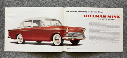 1961 Hillman Minx Brochure - Image 2