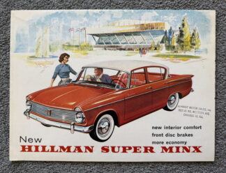 1962 Hillman Super Minx MKII Brochure