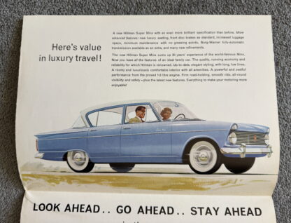 1962 Hillman Super Minx MKII Brochure - Image 3