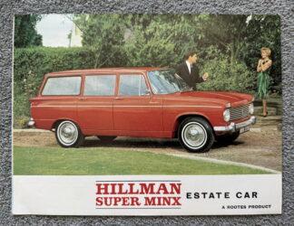 1964 Hillman Super Minx Estate Car Brochure