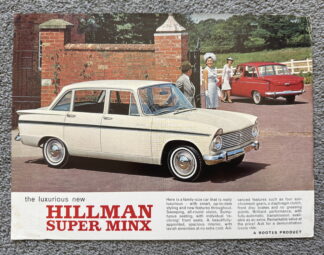 1964 Hillman Super Minx Saloon Brochure