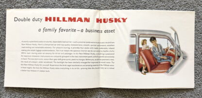 1960 Hillman Husky Brochure - Image 2