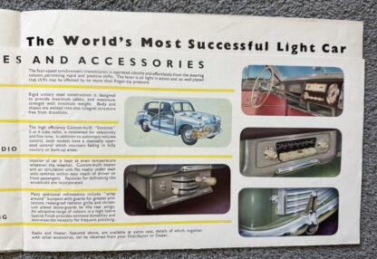 1952 Hillman Minx Brochure - Image 4