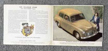 1950 Hillman Minx Brochure - Image 2