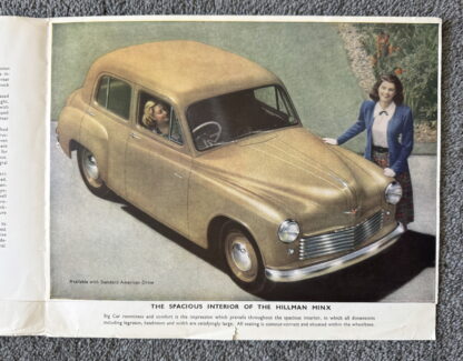 1950 Hillman Minx Brochure - Image 4