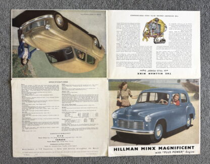 1950 Hillman Minx Brochure - Image 6