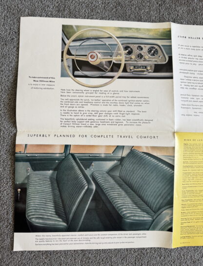 1959 Hillman Minx Brochure - Image 10