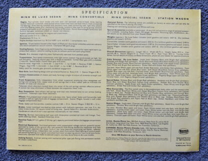 1959 Hillman Minx Brochure - Image 11
