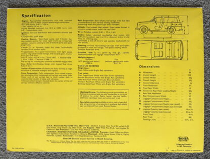 1961 Hillman Husky Brochure - Image 8