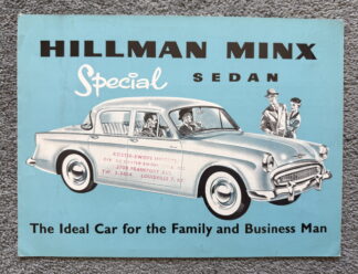 1957 Hillman Minx Sedan Brochure