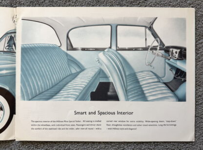 1957 Hillman Minx Sedan Brochure - Image 2