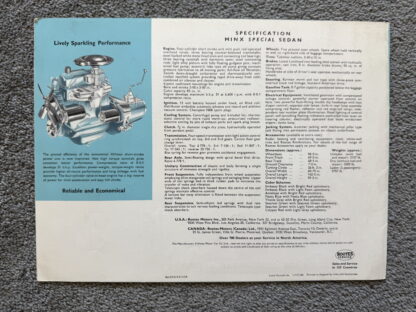 1957 Hillman Minx Sedan Brochure - Image 5