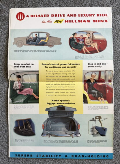 1957 Hillman Minx Brochure - Image 2