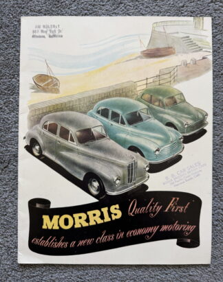 1952 Morris Minor, Oxford, Six Brochure