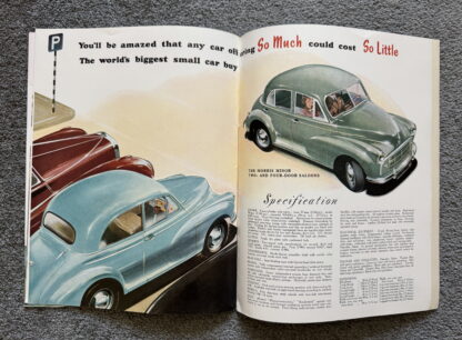 1952 Morris Minor, Oxford, Six Brochure - Image 9