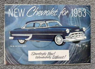 1953 Chevrolet Range Bel Air, Two Ten, One Fifty Brochure