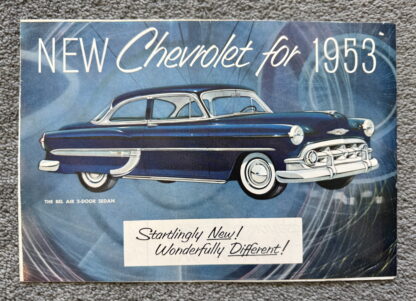 1953 Chevrolet Range Bel Air, Two Ten, One Fifty Brochure
