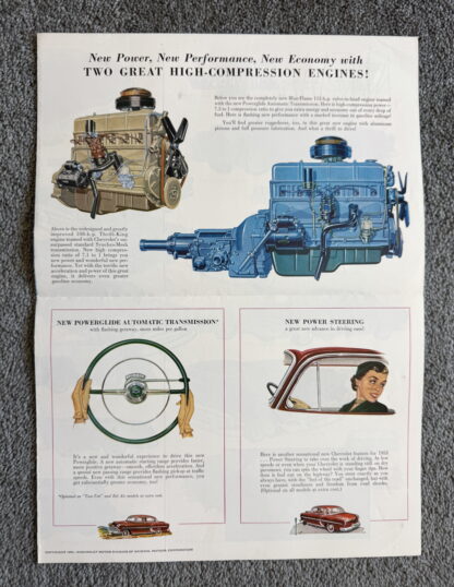 1953 Chevrolet Range Bel Air, Two Ten, One Fifty Brochure - Image 2