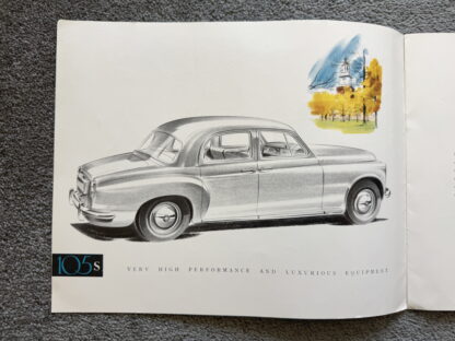 1957 Rover P4 105R, 105S Brochure - Image 3