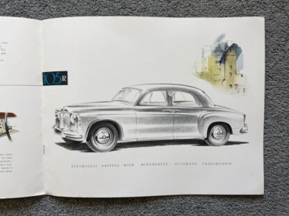 1957 Rover P4 105R, 105S Brochure - Image 6