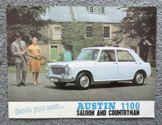 1966 Austin 1100 Saloon and Countryman Brochure