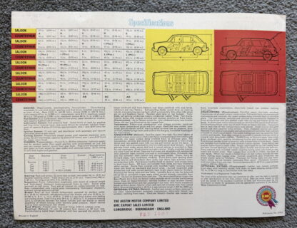1966 Austin 1100 Saloon and Countryman Brochure - Image 11