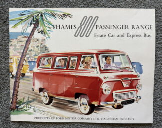 1960 Ford Thames 800 Express Bus, Estate Car Brochure
