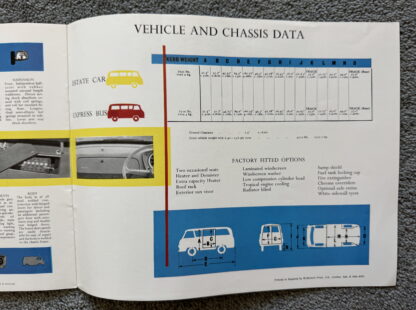 1960 Ford Thames 800 Express Bus, Estate Car Brochure - Image 12