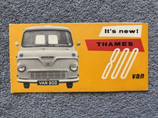 1957 Ford Thames 800 Van Brochure