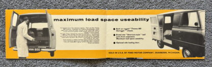 1957 Ford Thames 800 Van Brochure - Image 3