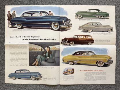 1950 Buick Special, Super Series 50, Roadmaster Series 70 Range Brochure - Image 3