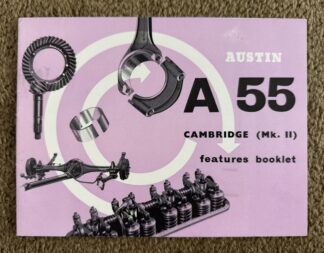 1959 Austin A55 Cambridge MK II Brochure