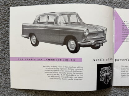 1959 Austin A55 Cambridge MK II Brochure - Image 2
