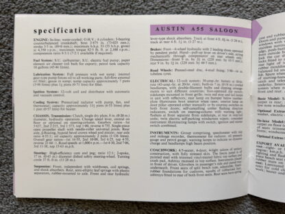 1959 Austin A55 Cambridge MK II Brochure - Image 14