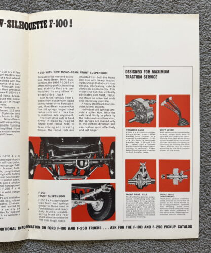 1966 Ford Pickup/Truck F100, F250 4WD Brochure - Image 3