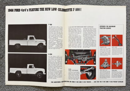 1966 Ford Pickup/Truck F100, F250 4WD Brochure - Image 4
