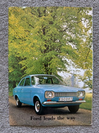 1968 Ford Escort, De Luxe, Super, GT, Estate Brochure