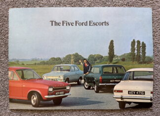 1968 Ford Escort, De Luxe, Super, GT, Estate Brochure