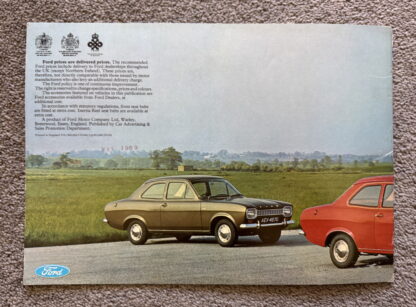 1968 Ford Escort, De Luxe, Super, GT, Estate Brochure - Image 9