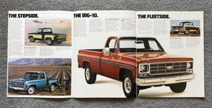 1978 Chevrolet Pickup Brochure C10, C20, C30, K10/20/30, Fleetside, Stepside - Image 3
