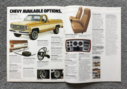 1978 Chevrolet Pickup Brochure C10, C20, C30, K10/20/30, Fleetside, Stepside - Image 7