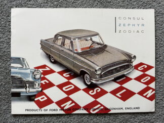 1959 Ford Zephyr, Zodiac, Consul Brochure