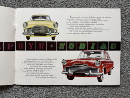 1959 Ford Zephyr, Zodiac, Consul Brochure - Image 3