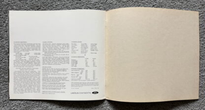 1968 Lincoln Continental Brochure - Image 8