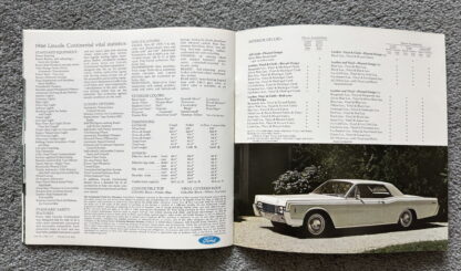 1966 Lincoln Continental Brochure - Image 10