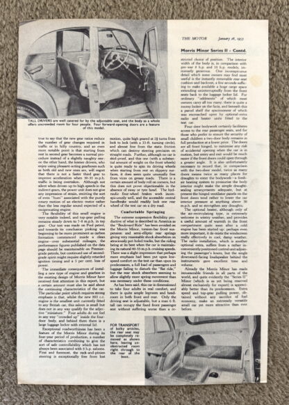 1953 Morris Minor Brochure - Image 5