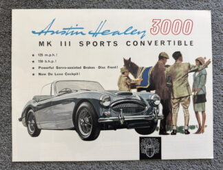 1965 Austin Healey 3000 Brochure