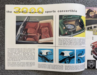 1965 Austin Healey 3000 Brochure - Image 2