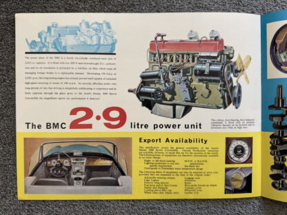 1965 Austin Healey 3000 Brochure - Image 6