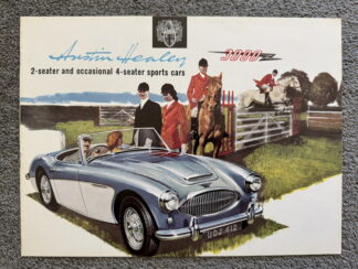 1962 Austin Healey 3000 Brochure